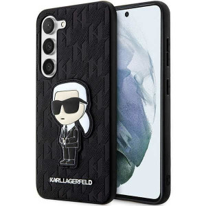 Karl Lagerfeld S23 S911 Hardcase Czarny/black Saffiano Monogram Ikonik