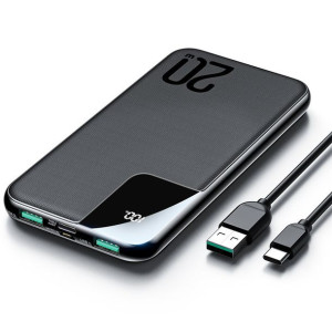 Powerbank 10000mah 20w Power Delivery Quick Charge 2x Usb / 1x Usb Typ C