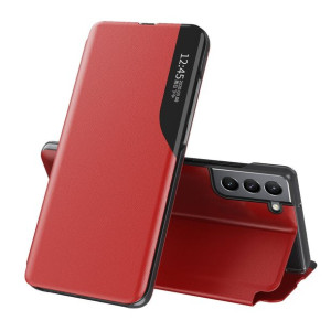 Etui Z Klapką I Funkcją Podstawki Samsung Galaxy S22 Czerwony