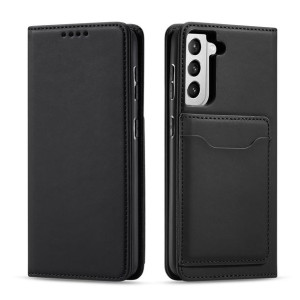 Magnet Card Case Etui Do Samsung Galaxy S22 Pokrowiec Portfel Na Karty