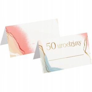 Winietka Na Stół 50 Akwarela 10szt Z2