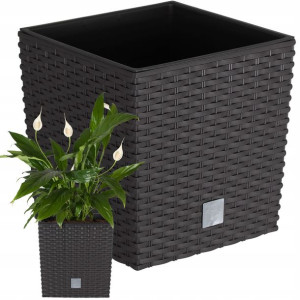 Doniczka Donica + Wkład Umbra Ogrodowa Rattan