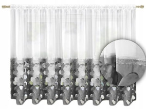 Firana Ażurowa Wycinana Laserowo 400x160 Kółka 3d