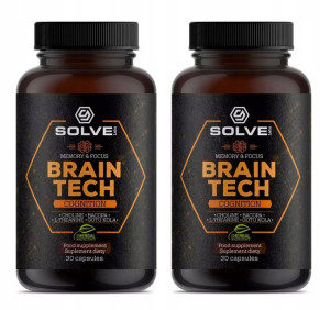 2x BRAIN TECH - MEMORY & FOCUS 30 KAPS Solve Labs