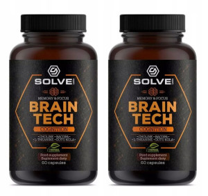 2x BRAIN TECH - MEMORY & FOCUS 60 KAPS Solve Labs