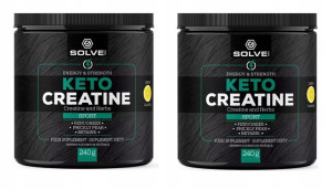 2x Kreatyna Keto Creatine 240g Energy & Strength Solve