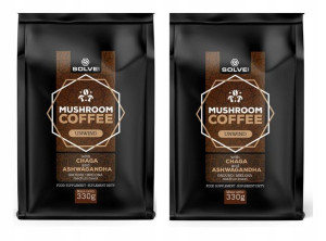 2x MUSHROOM COFFEE kawa z Rhodiola i Lion's mane
