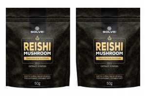 2x Reishi Ganoderma Lucidum 10:1 Mushroom Powd 50g