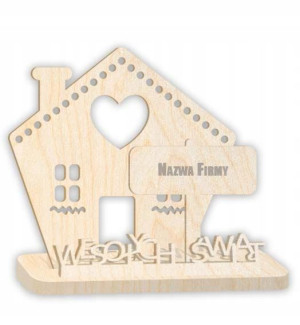 Upominek Firmowy Drewno Święta Personalizacja Y9