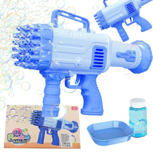 Duży Elektroniczny pistolet do robienia baniek mydlanych + Płyn