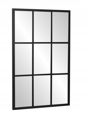 Lustro loft ze szprosami 125x65 industrialne