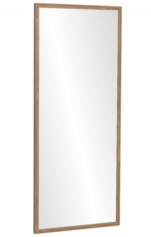 Lustro w ramie 135x55 DĄB GRAND wąska rama