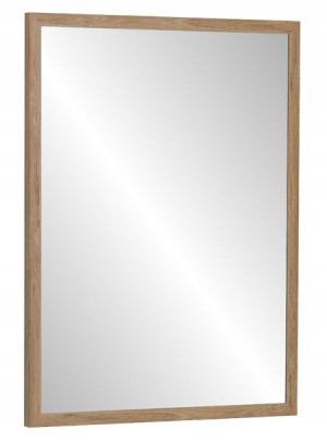 Lustro w ramie 55x55 DĄB GRAND wąska rama