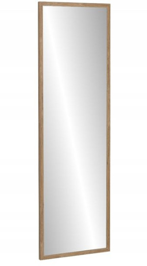 Lustro w ramie 130x40 DĄB GRAND wąska rama