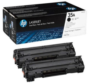 Zestaw dwóch tonerów HP 35A do LaserJet P1005/1006 | 2 x 1 500 str. |
