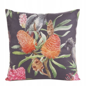 Poszewka Mink 45x45 Czarny/czerwony Eurofirany
