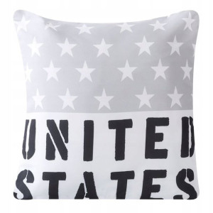 Poszewka Usa 40x40 Stalowy Eurofirany
