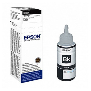 Butelka z tuszem Epson T6731 do L800 | 70ml | black