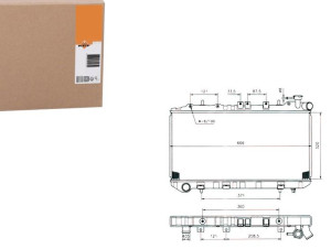 Chłodnica Silnika Nrf 2141065c01 Dn2122 8mk3767163