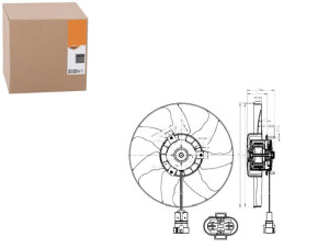 Wentylator Chłodnicy Vw T4 90- 1 Szt Bez Ramy Nrf