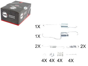 Sprężynki Do Szczęk Ham. Toyota Rav 4 00-05 A.b.s.