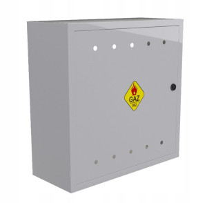 Szafka Gazowa Skrzynka 60x60x25 Gaz Szara/popiel