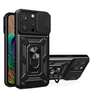 Hybrid Armor Camshield Etui Iphone 14 Pro Pancerny Pokrowiec Z Osłoną