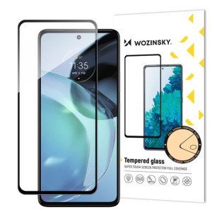 Szkło Hartowane Motorola Moto G72 9h Na Cały Ekran Z Czarną Ramką