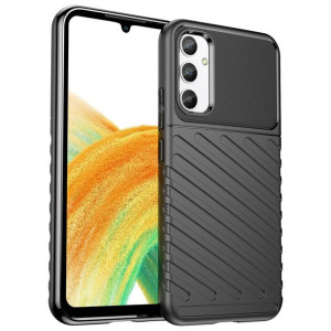 Etui Do Samsung Galaxy A34 5g Silikonowy Pancerny Pokrowiec Czarne
