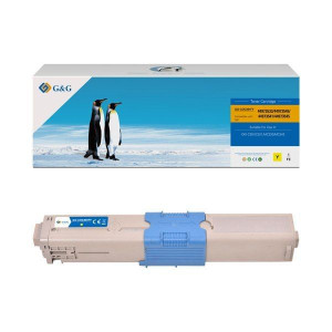 G&G kompatybilny toner z 44973533, yellow, 1500s, NT-COC301FY,