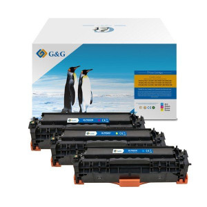 G&G kompatybilny toner z CC531A, CE411A, CF381A, CRG118, CRG718, CRG318,