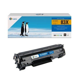 G&G kompatybilny toner z CF283X, CRG137, HP283A, CRG737, black, 2200