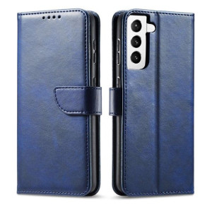 Etui Pokrowiec Z Klapką I Funkcją Podstawki Samsung Galaxy S22 Niebieski