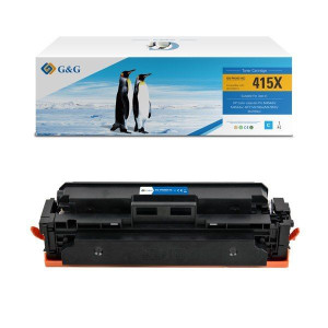 G&G kompatybilny toner z W2031X, cyan, 6000s, NT-PH2031XC, HP 415X,