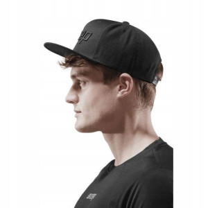 CEP CZAPKA SNAPBACK UNISEX Czarna z daszkiem