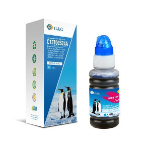 G&G kompatybilny ink / tusz z C13T00S24A, cyan, NPR-E103C-70ml-B