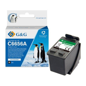 G&G kompatybilny ink / tusz z C6656A, HP 56, black, 20ml, ml NH-R6656BK,