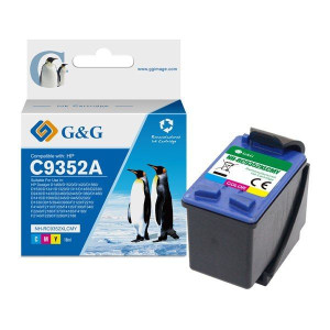 G&G kompatybilny ink / tusz z C9352A, HP 22, CMY, 16ml, ml NH-R9352C/M/Y,