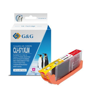 G&G kompatybilny ink / tusz z CLI571M XL, magenta, 10,8ml, ml