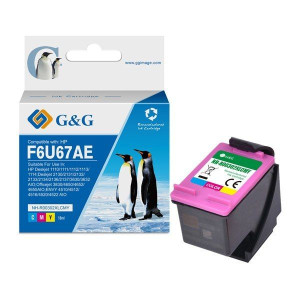 G&G kompatybilny ink / tusz z F6U67AE, HP 302XL, CMY, 18ml, ml
