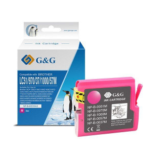 G&G kompatybilny ink / tusz z LC-1000M, LC-970M, magenta, 400s,