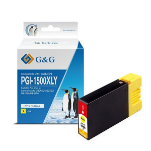 G&G kompatybilny ink / tusz z PGI 1500XL, yellow, NP-C-1500XLY/C