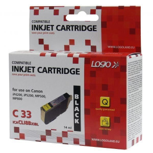 Logo kompatybilny ink / tusz z CLI8BK, black, 14ml, z chipem,