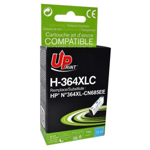 UPrint kompatybilny ink / tusz z CB323EE, CN685EE, HP 364XL, cyan, 12ml