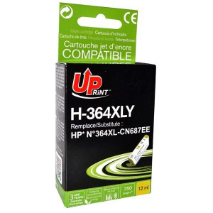 UPrint kompatybilny ink / tusz z CB325EE, CN687EE, HP 364XL, yellow,