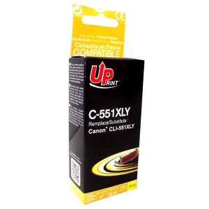 UPrint kompatybilny ink / tusz z CLI551Y XL, yellow, 695s, 11ml, C-551XLY,