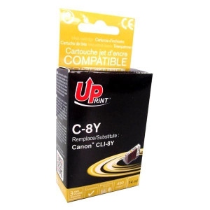 UPrint kompatybilny ink / tusz z CLI8Y, yellow, 14ml, C-8Y, z chipem,