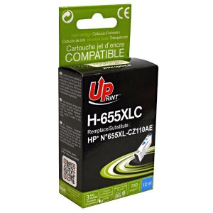 UPrint kompatybilny ink / tusz z CZ110AE, HP 655, cyan, 750s, 12ml