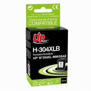 UPrint kompatybilny ink / tusz z N9K08AE, HP 304XL, black, 700s, 20ml,