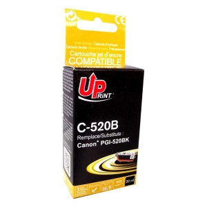 UPrint kompatybilny ink / tusz z PGI520BK, black, 20ml, C-520B,